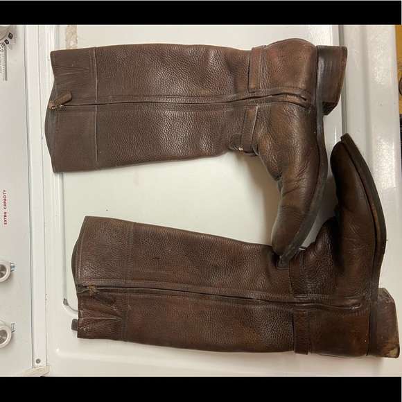 TORY BURCH Marlen Pebbled Leather Riding Boot - Picture 7 of 10